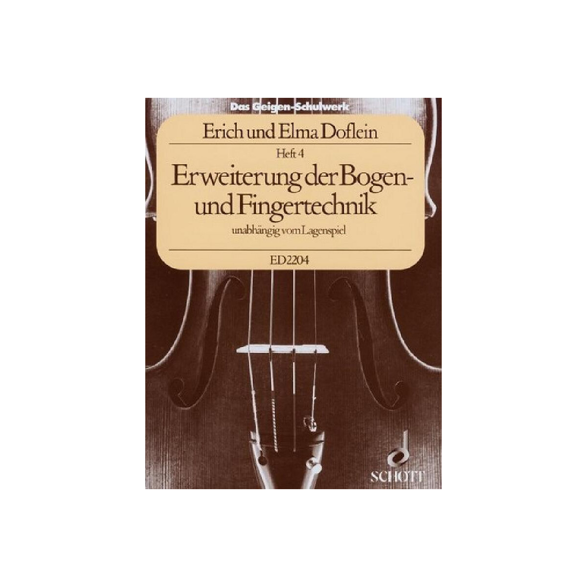 Das Geigenschulwerk Band 4 box