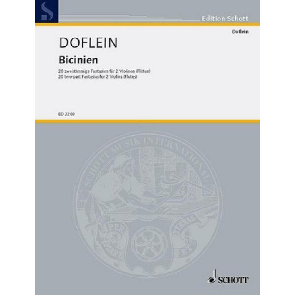 Bicinien 20 zweistimmige Fantasien aus