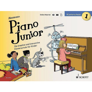 Piano junior - Klavierschule Band 1 (+Online-Material)