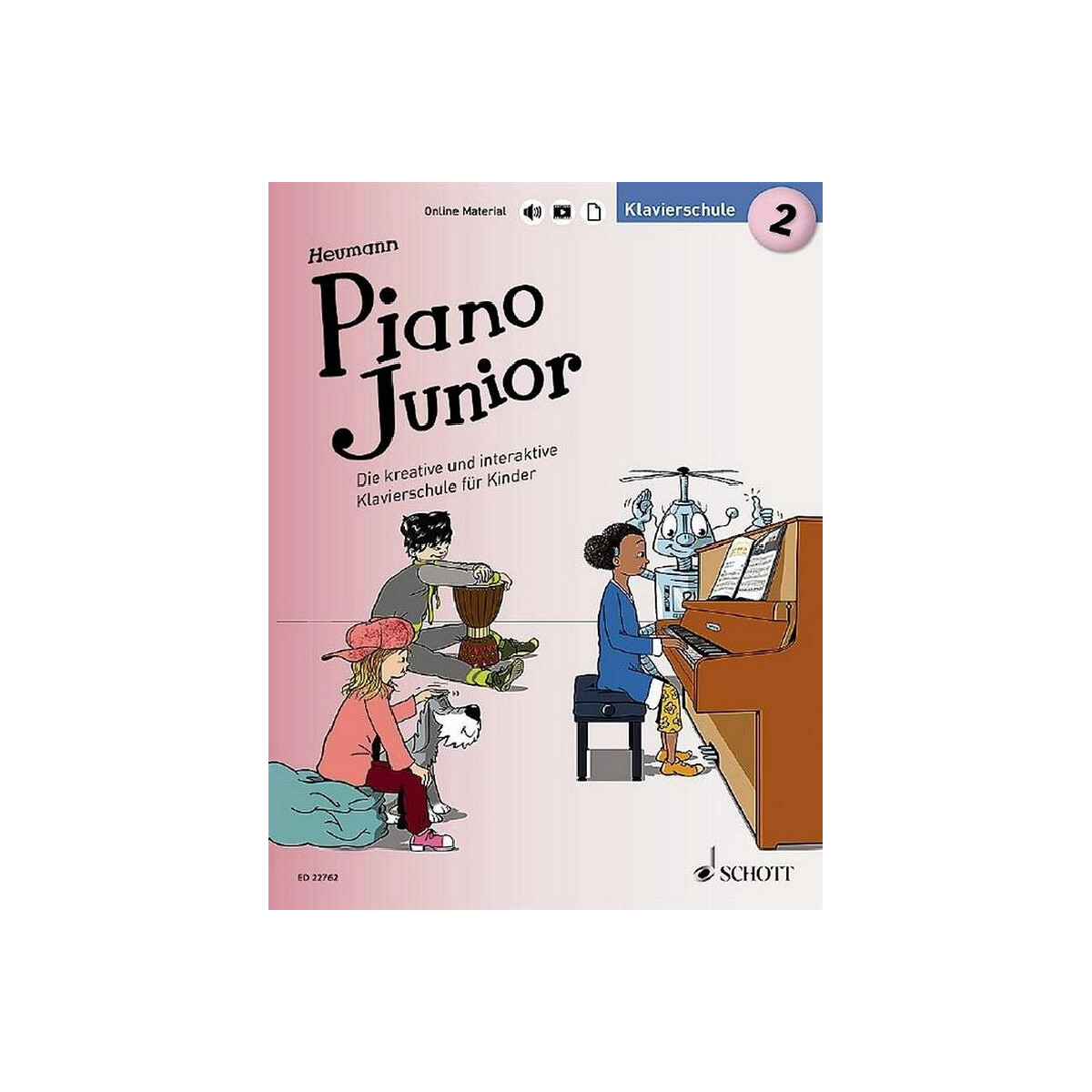 Piano junior - Klavierschule Band 2 (+Online-Material)