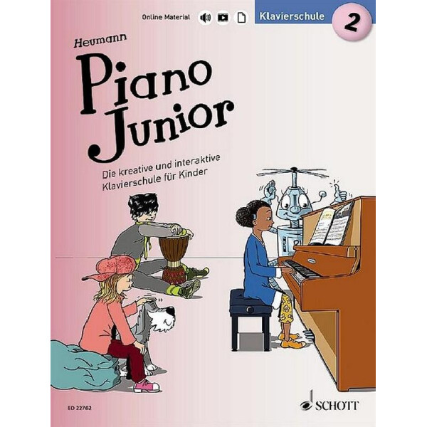 Piano junior - Klavierschule Band 2 (+Online-Material)