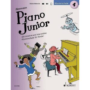 Piano junior - Klavierschule Band 4 (+Online-Material)