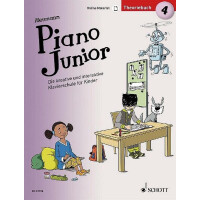 Piano junior - Theoriebuch Band 4 (+Online-Material)