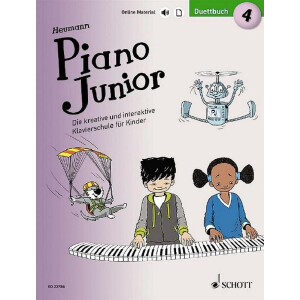 Piano junior - Duettbuch Band 4 (+Online-Material)