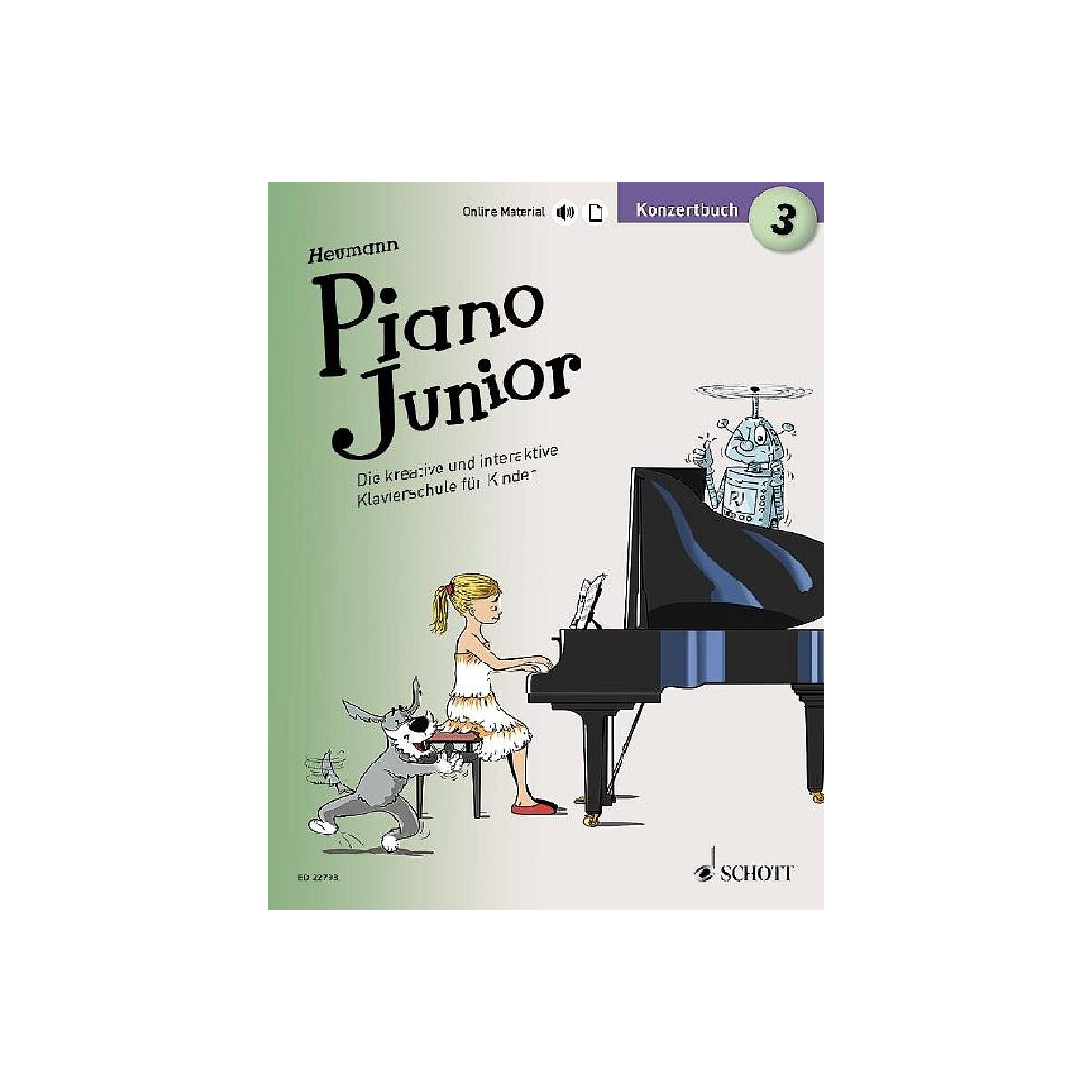 Piano junior - Konzertbuch Band 3 (+Onli box