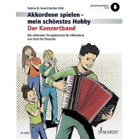 Akkordeon spielen mein schönstes Hobby - Der Konzertband (+Online Audio)