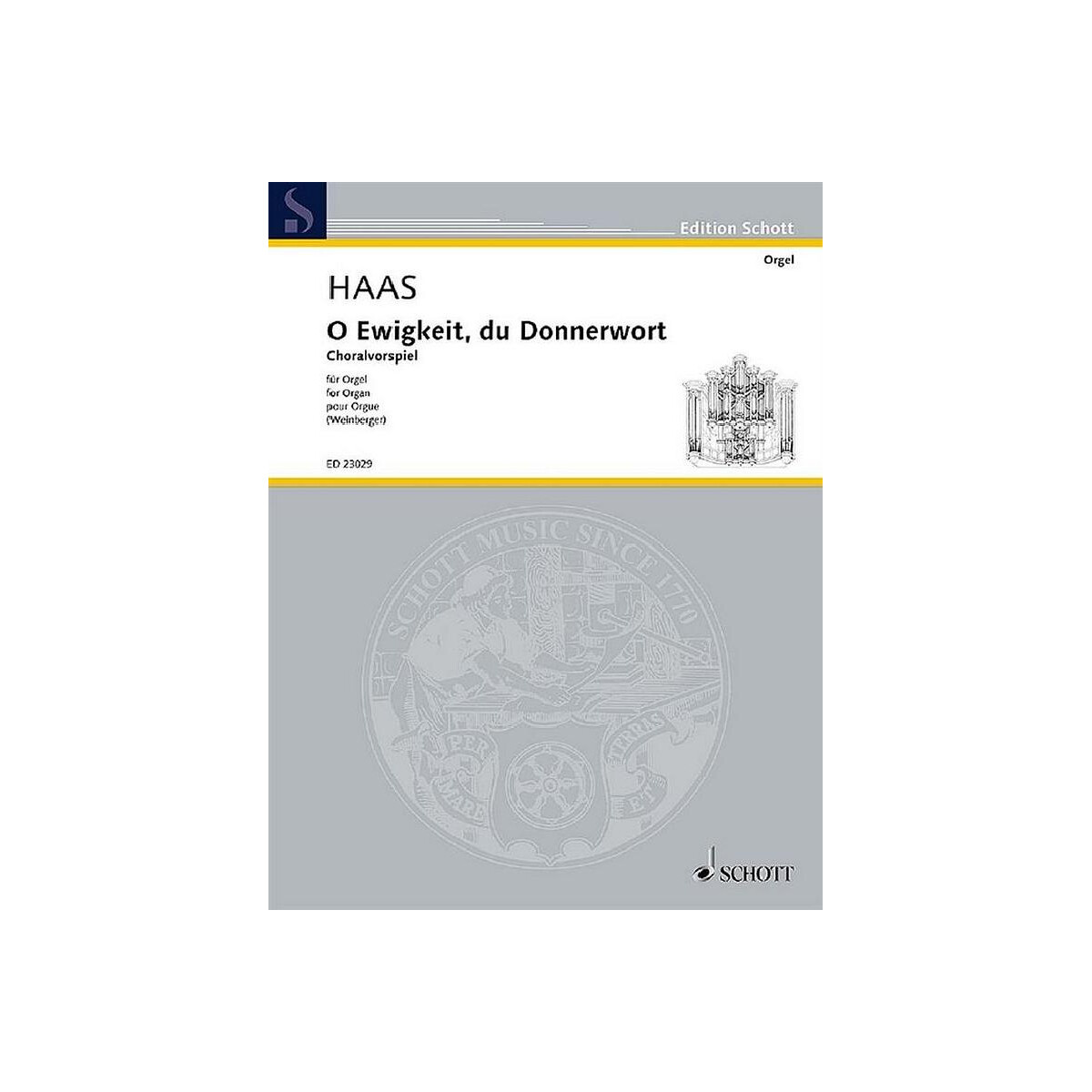 O Ewigkeit du Donnerwort
