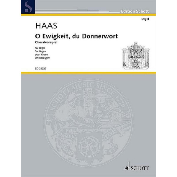 O Ewigkeit du Donnerwort