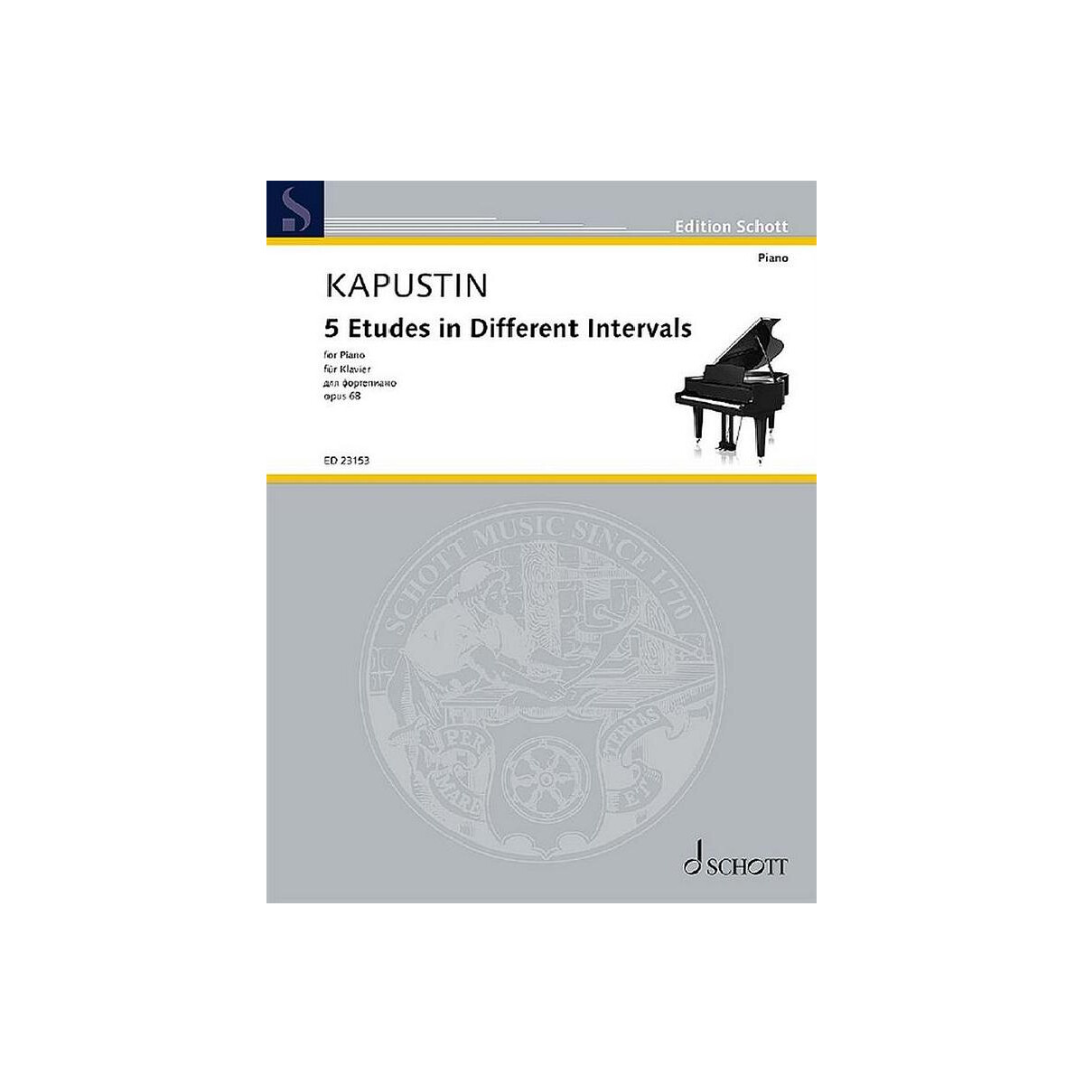 5 Etudes in different Intervals op.68