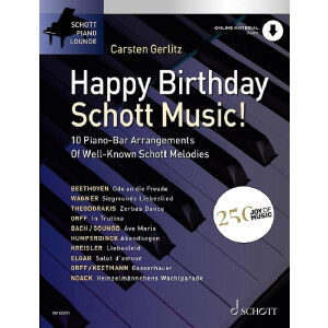 Happy Birthday, Schott Music! (+Online Audio)