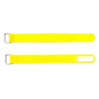 GAFER.PL Kabelbinder Klettverschluss 25x400mm 5er Pack gelb