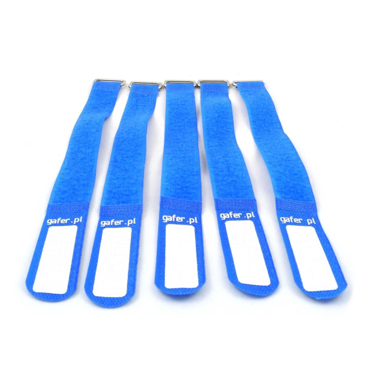 GAFER.PL cable ties Velcro fastener 25x400mm pack of 5 blue