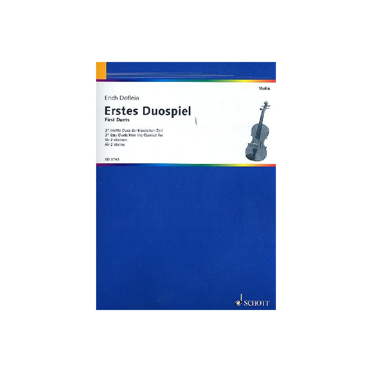 Erstes Duospiel für 2 Violinen box