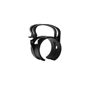 Snap fastening clip light black 4x