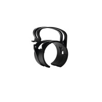 Snap fastening clip light black 4x