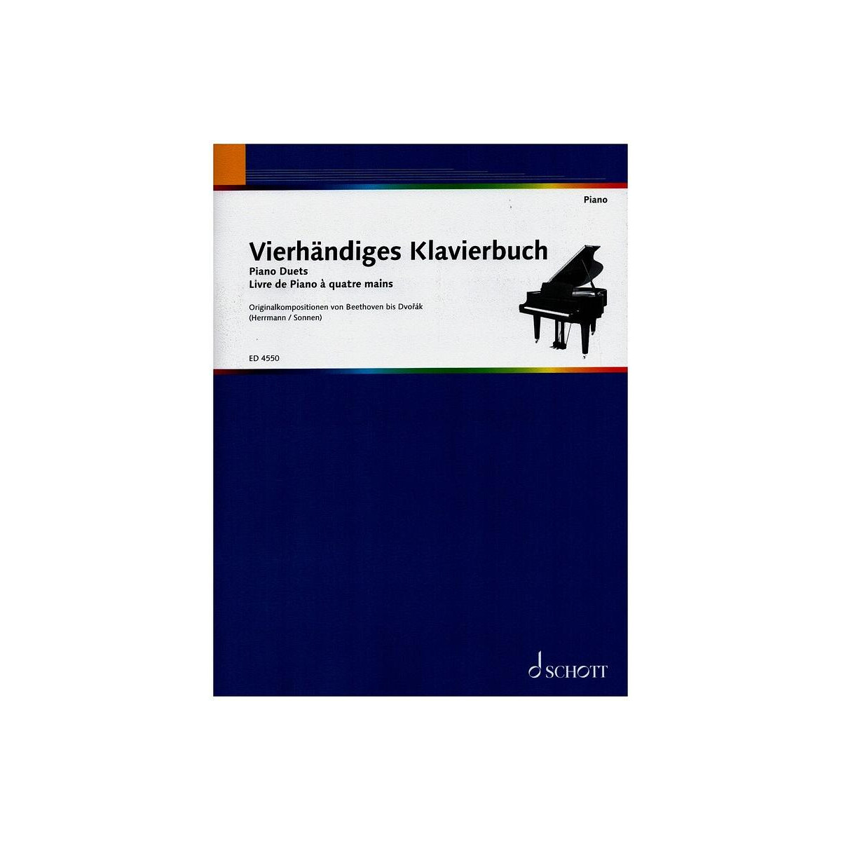 Vierhändiges Klavierbuch box