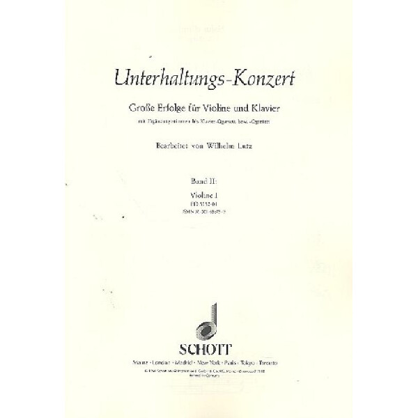 Das Unterhaltungs-Konzert Band 2