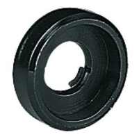 Accessory plastic disc black large (recessed)