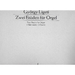 Orgel-Etüden 1 und 2
