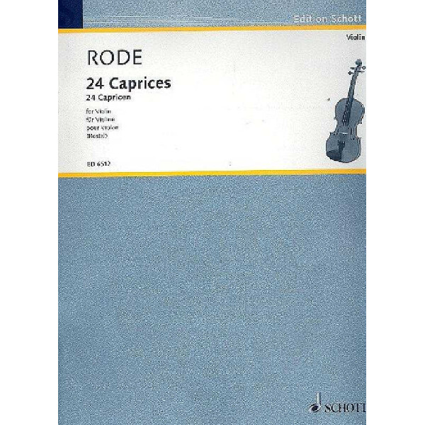 24 Capricen in Etüdenform in den