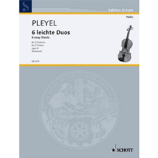 Duos op.8 für 2 Violinen