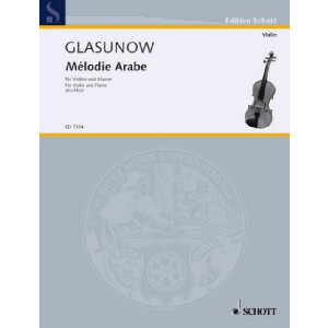 Melodie arabe für Violine und Klavier