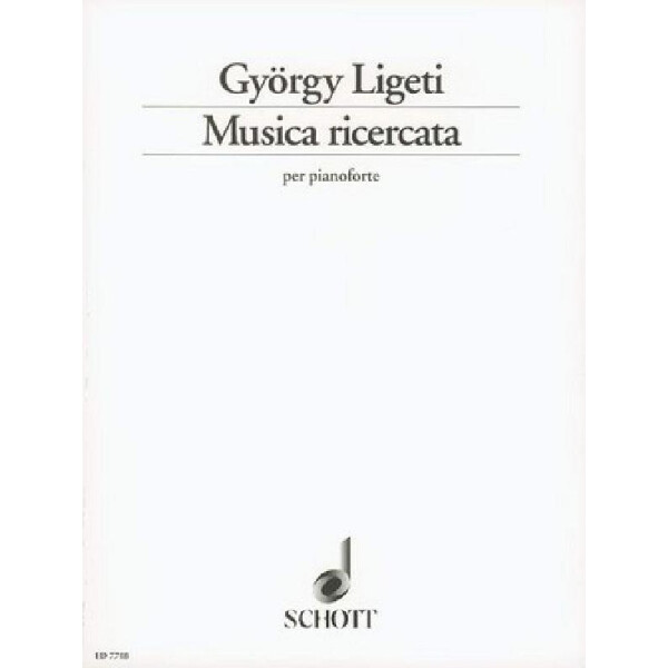 Musica ricercata für Klavier