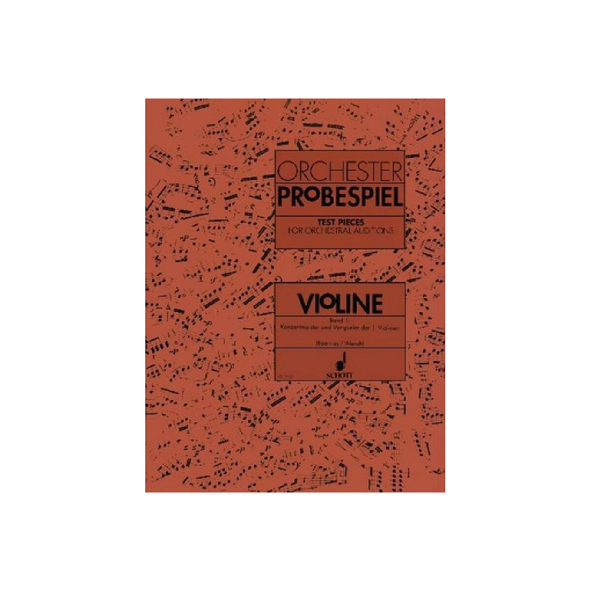 Orchester Probespiel Violine Band 1 box