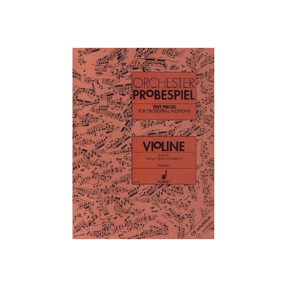 Orchester Probespiel Violine Band 2