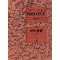 Orchester Probespiel Violine Band 2