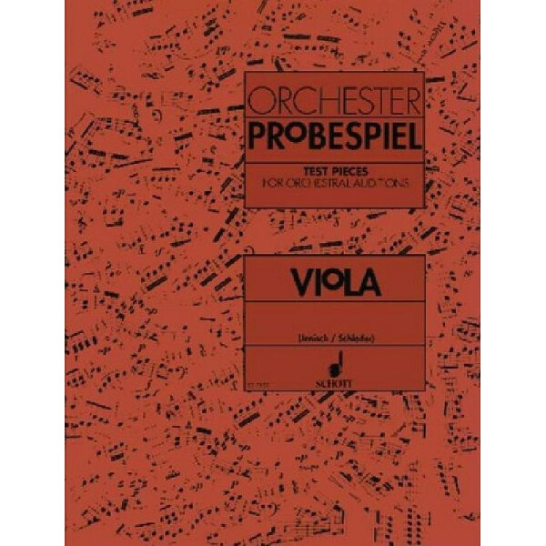 Orchesterprobespiel Viola