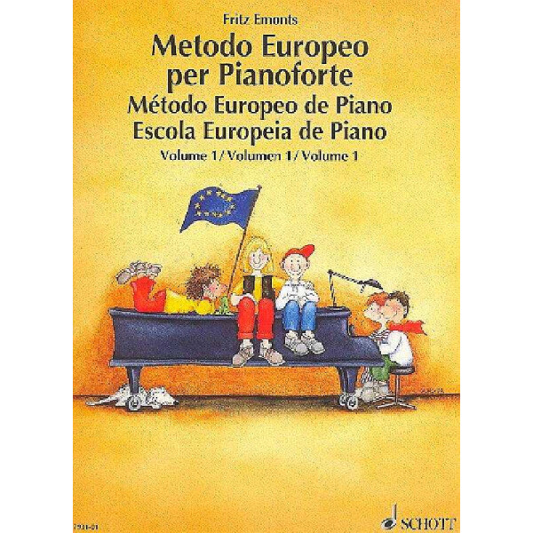 Metodo Europeo per Pianoforte vol. 1 (it/sp/po)