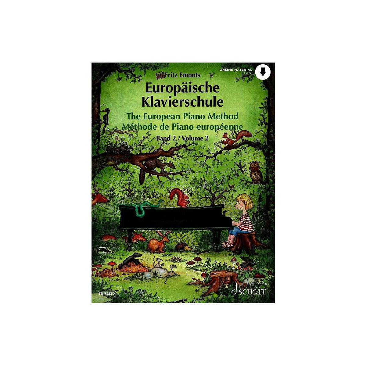 Europäische Klavierschule Band 2 (+ box