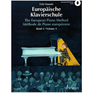 Europäische Klavierschule Band 3 (+Online Audio)