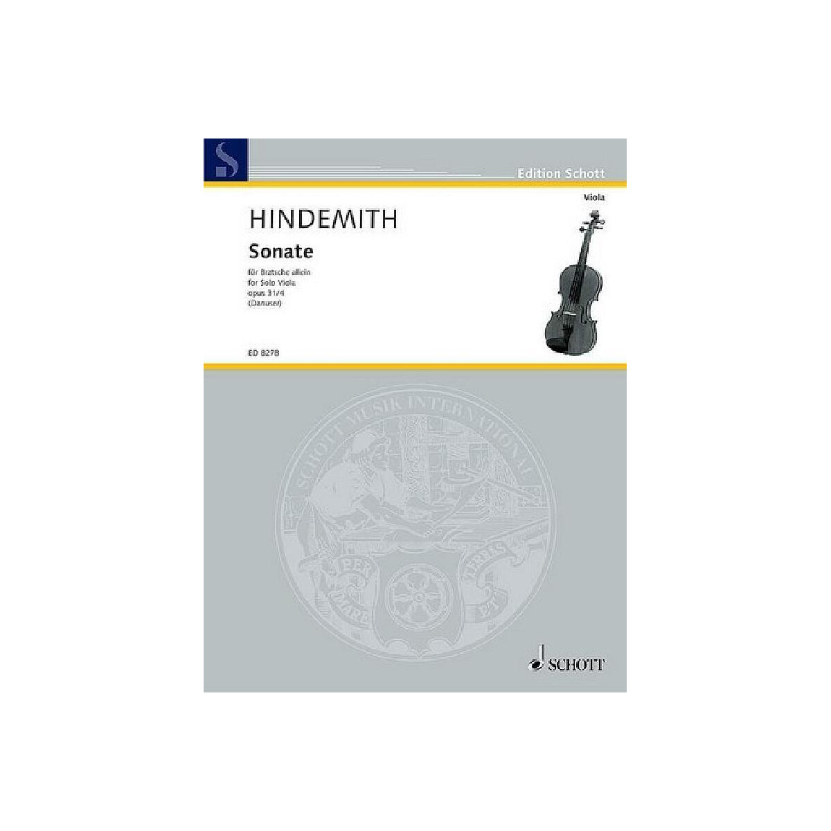 Sonate op.31,4 für Viola solo box