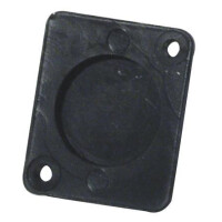 Accessory blind plug for XLR, universal, black