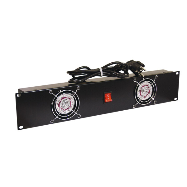 Omnitronic Frontplatte Z-19 mit 2 Lüftern 2HE