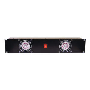 Omnitronic Frontplatte Z-19 mit 2 Lüftern 2HE