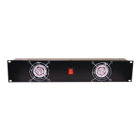 Omnitronic Frontplatte Z-19 mit 2 Lüftern 2HE