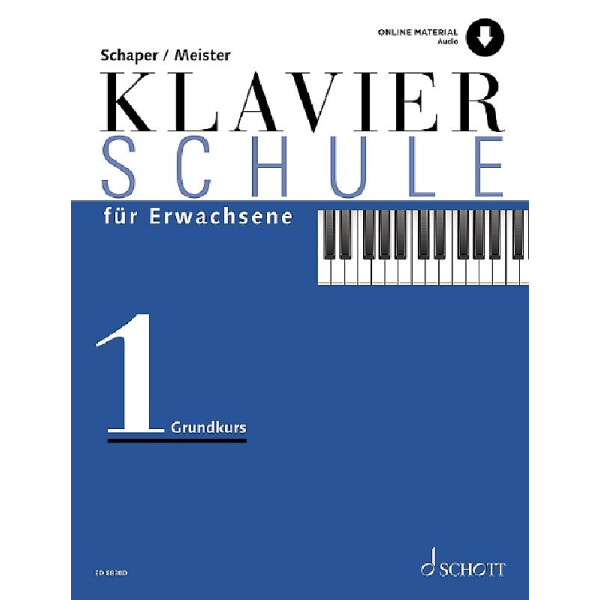 Klavierschule für Erwachsene (+Online Audio)