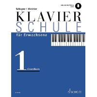 Klavierschule für Erwachsene (+Online Audio)