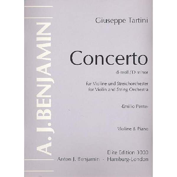 Konzert d-Moll für Violine und Streichorchester