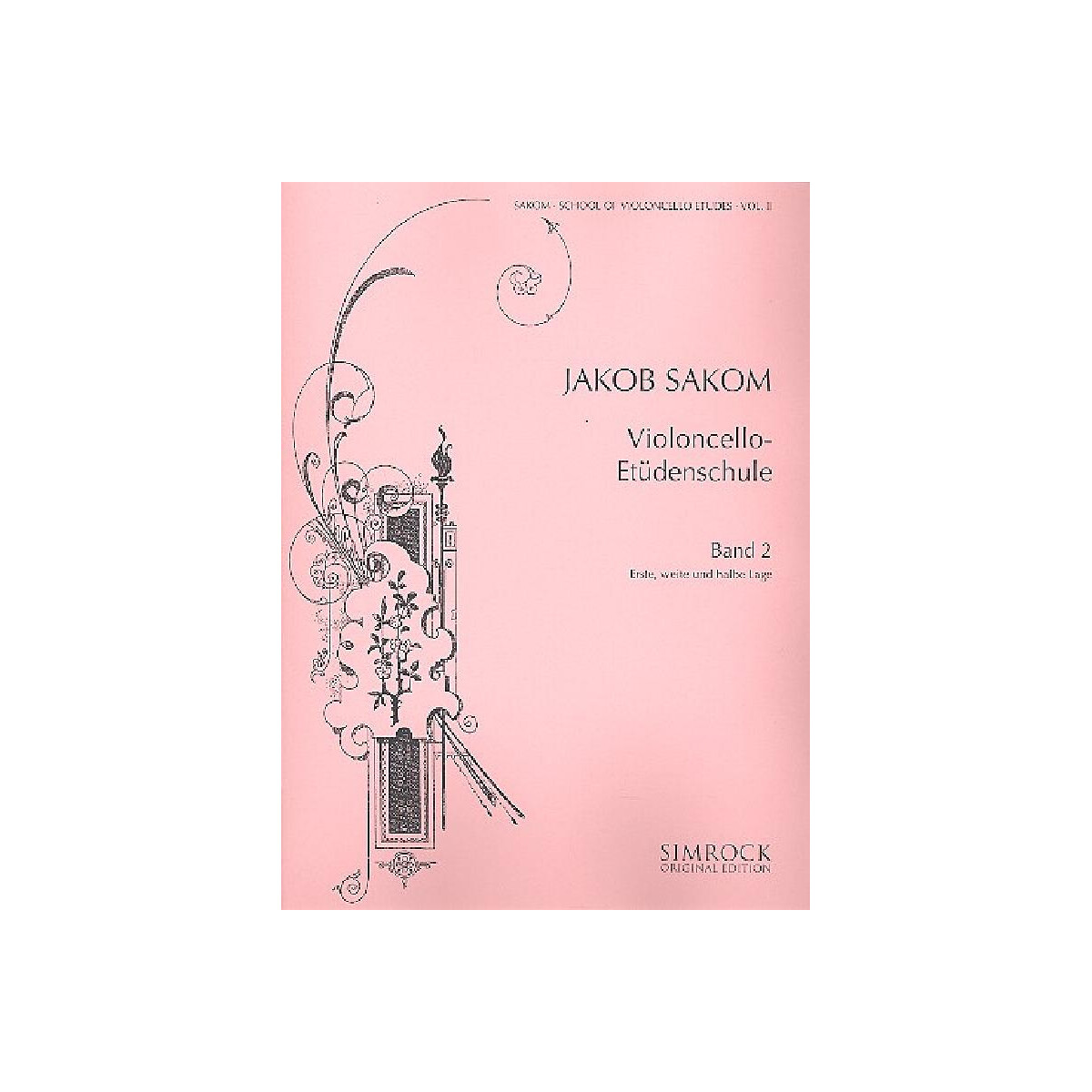 Violoncello-Etüdenschule Band 2 box
