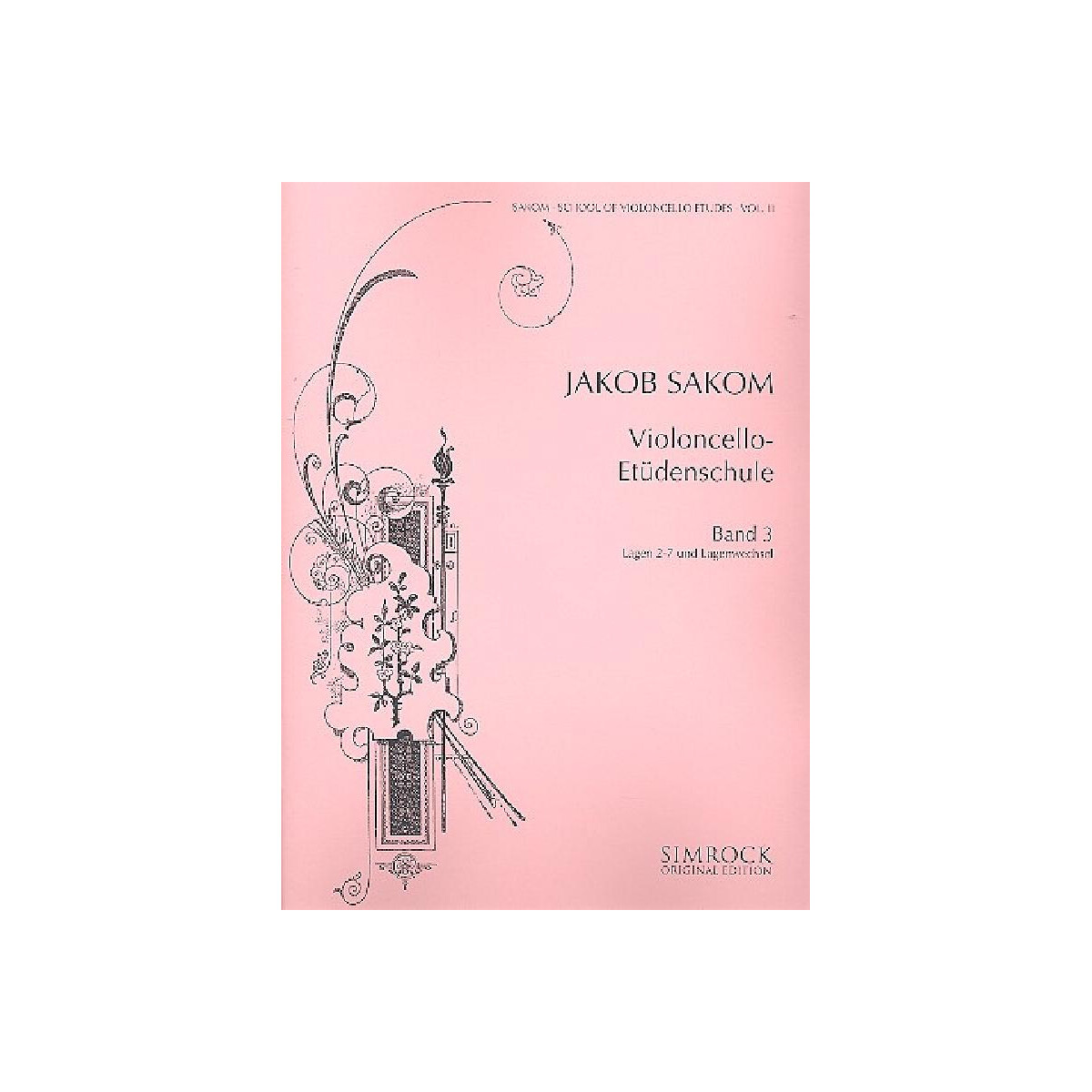 Violoncello-Etüdenschule Band 3 box