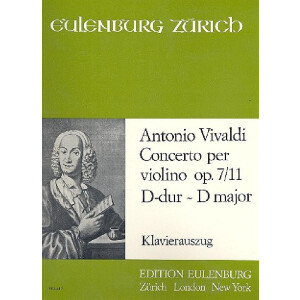 Konzert D-Dur op.7,11 f&uuml;r Violine