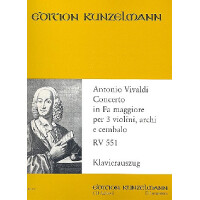 Konzert F-Dur RV551 für 3 Violinen