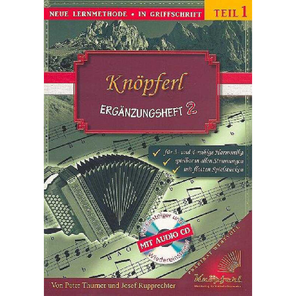 Knöpferl Band 1 Ergänzungsheft 2 (+CD)