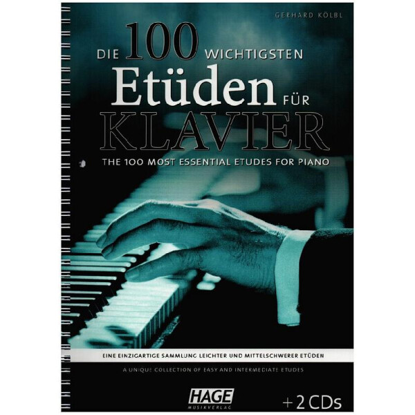 Die 100 wichtigsten Etüden (+2 CDs)