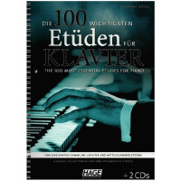 Die 100 wichtigsten Etüden (+2 CDs)