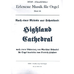 Highland Cathedral für Orgel